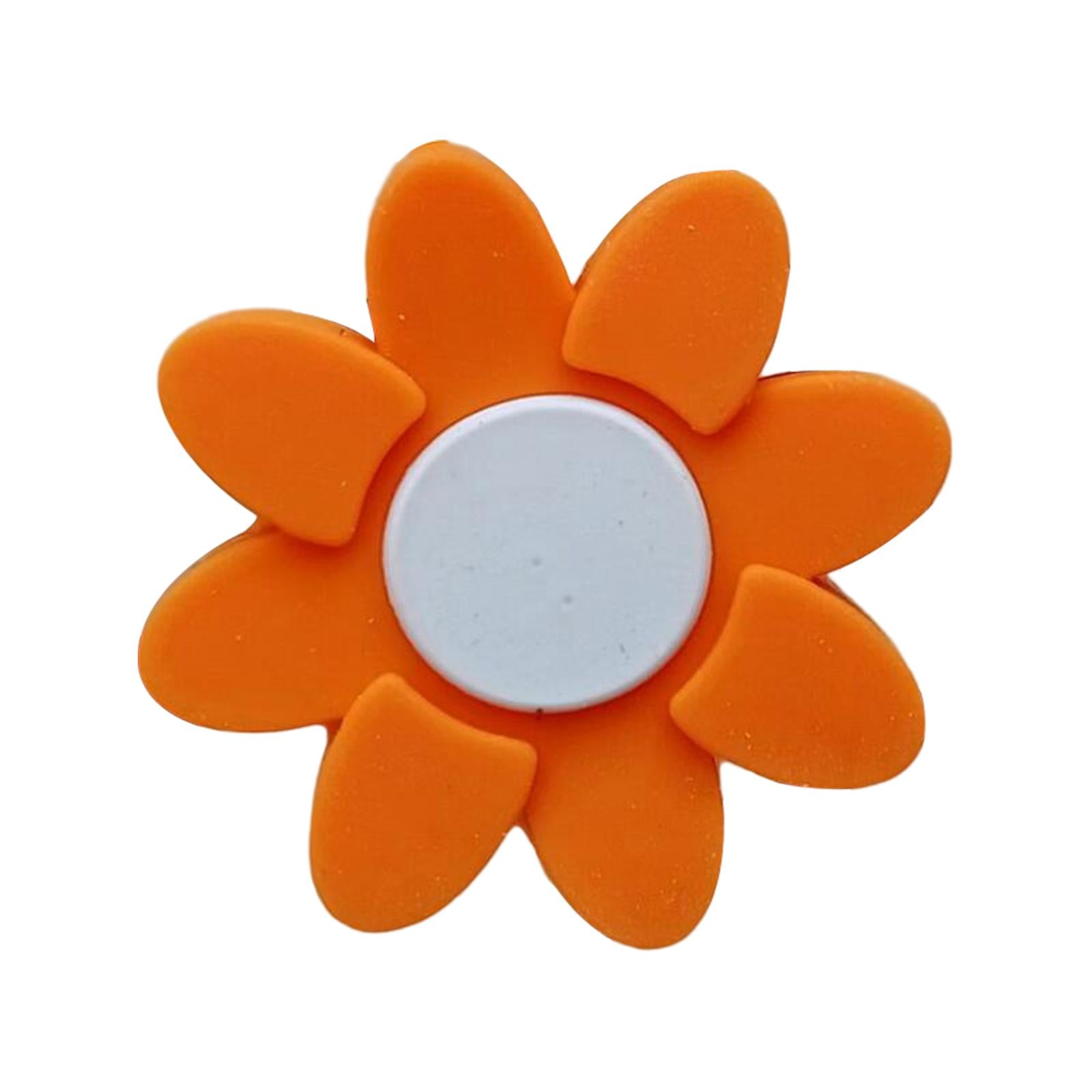 4xTennis Racket Vibration Dampener Tennis Racquet Shock Absorber User Friendly Orange