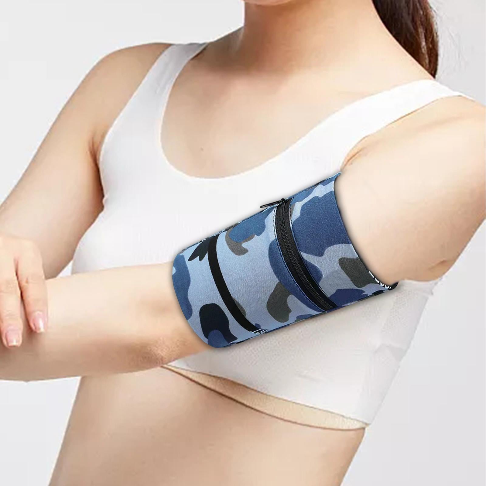 3xBreathable Lightweight Phone Armband Arm Band Storage Bag for Exercise C Large