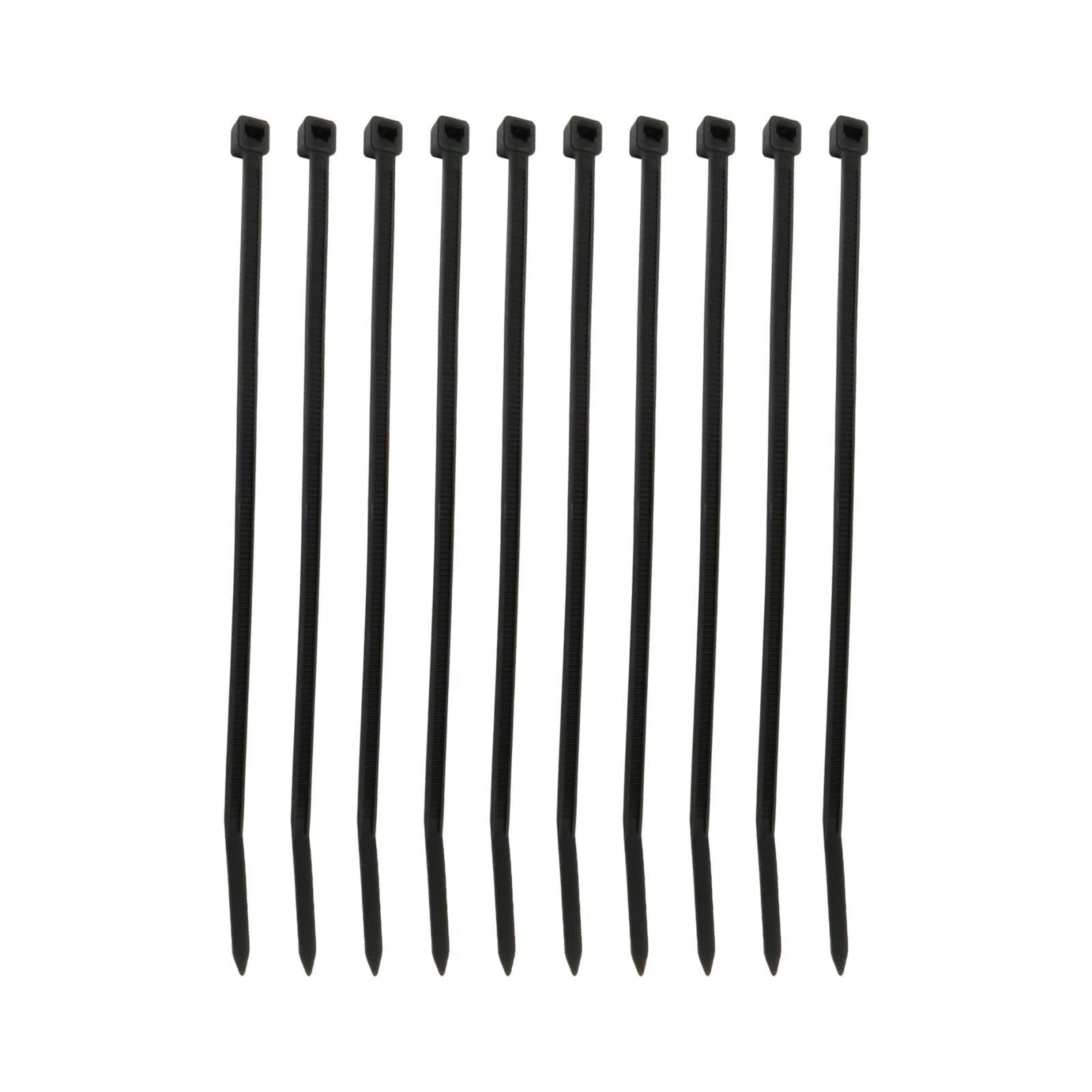 4x10x Scubaregulator Mouthpiece Tie Wrap Black for Snorkeling Dive Resorts