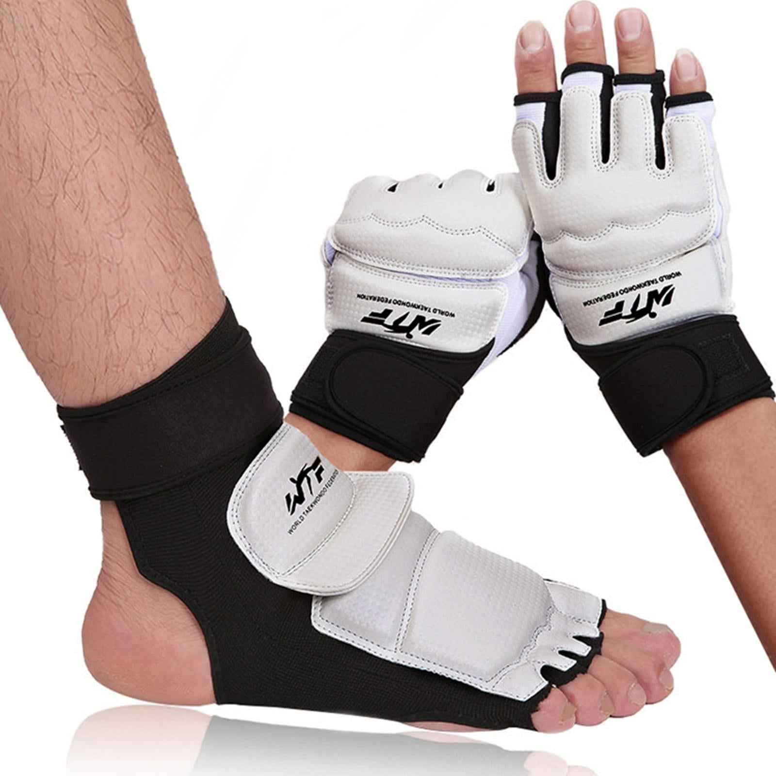 Gloves Foot Protector Guard Home Gym Boxing Taekwondo Karate Sparring Gear Hand XS