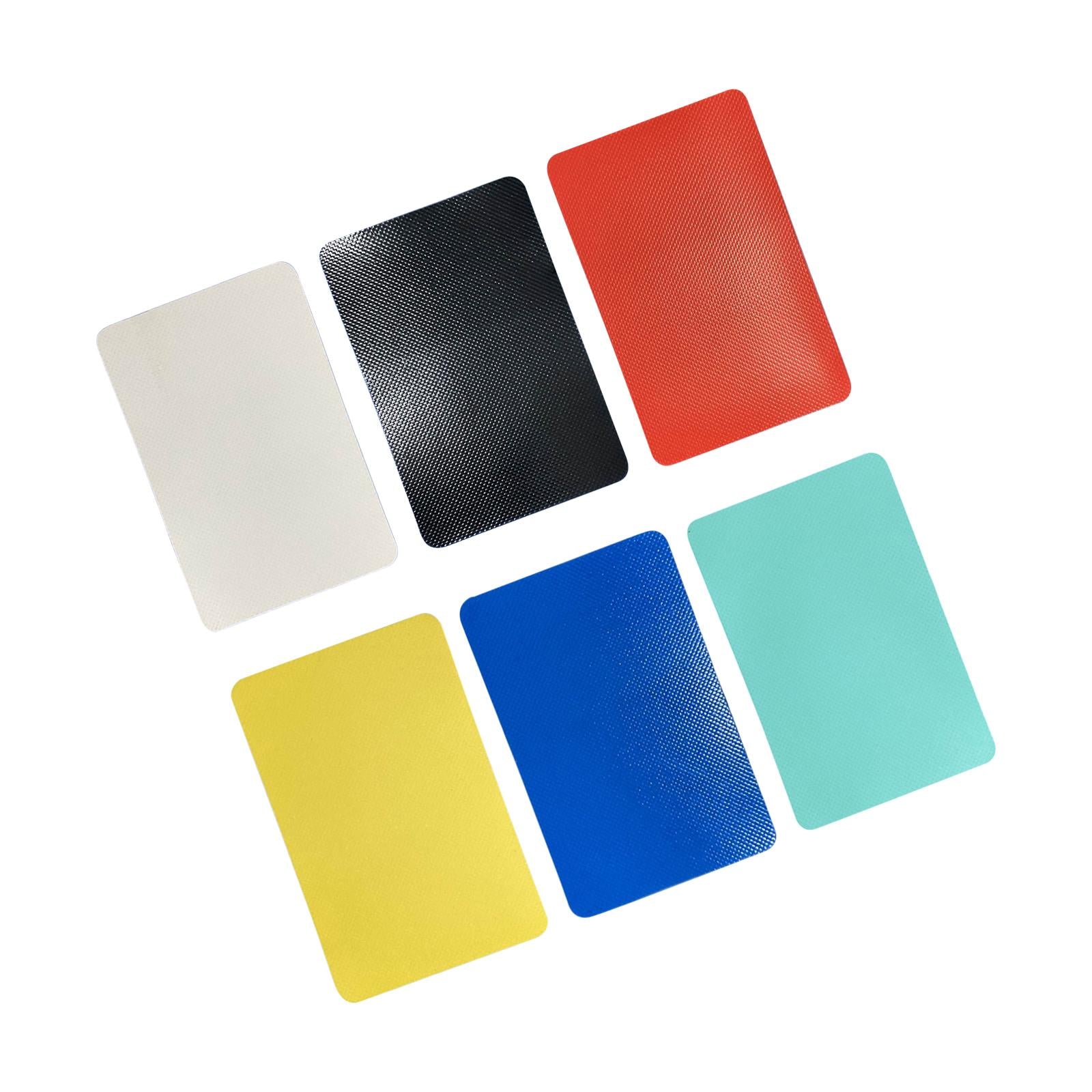 3xBoat Repair Patch 10cmx15cm PVC Repair Patches for Dinghy Raft Repair Tool White