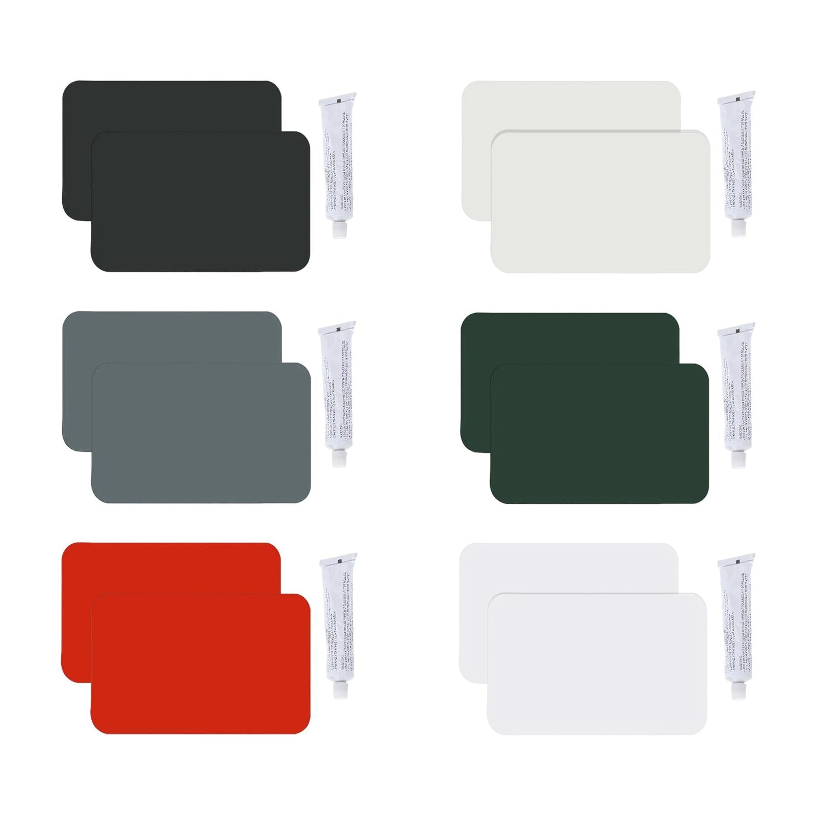 2xInflatable Boat Repair Kit Kayak PVC Repair Patches for Rubber Boat Tents