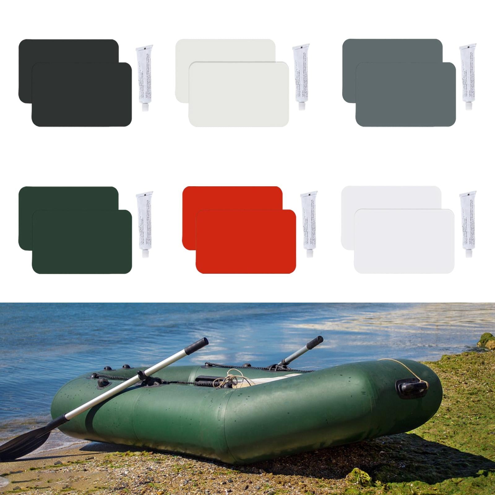 3xInflatable Boat Repair Kit Kayak PVC Repair Patches for Rubber Boat Tents