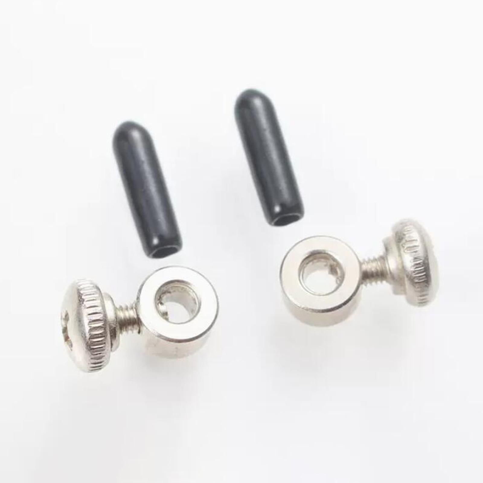 3x2 Pair Jumping Rope Screws End Caps Components Replacement for Skipping Rope