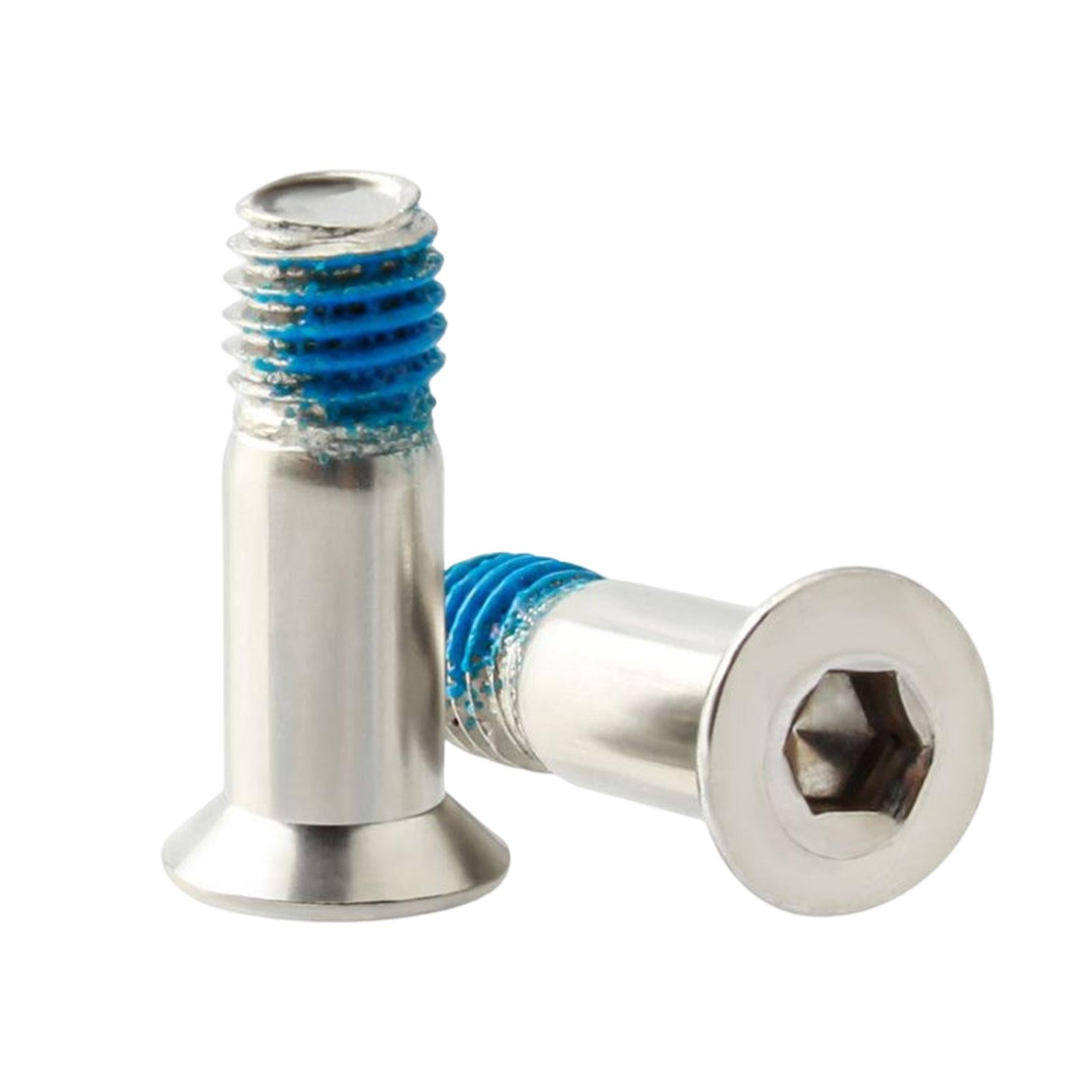 4x2Pcs Rear Derailleur Screws M5x15.8mm Guide Wheel Bolts for Road