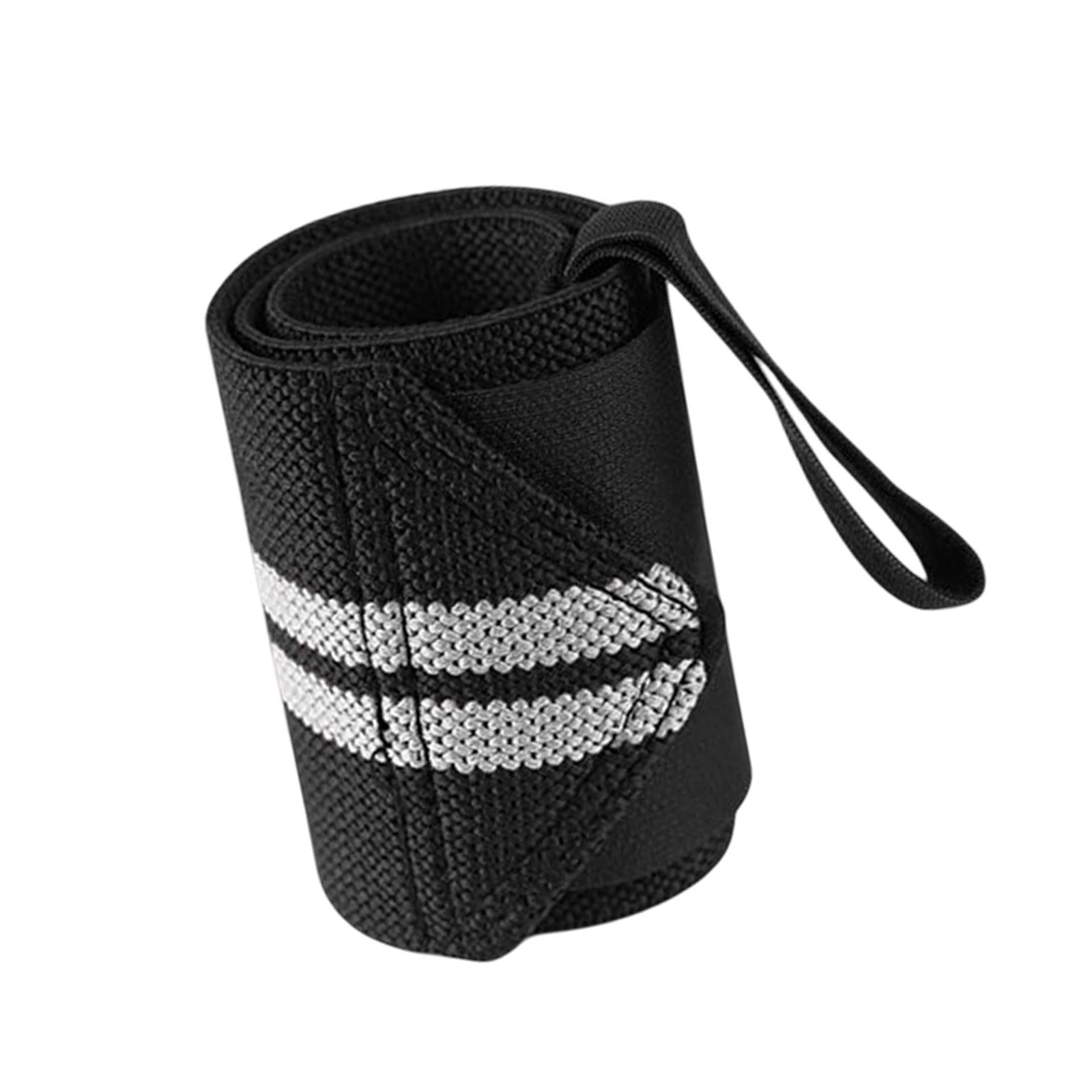 4xWrist Wraps Weightlifting Women Unisex for Weight Bearing Strain Working Out Gray