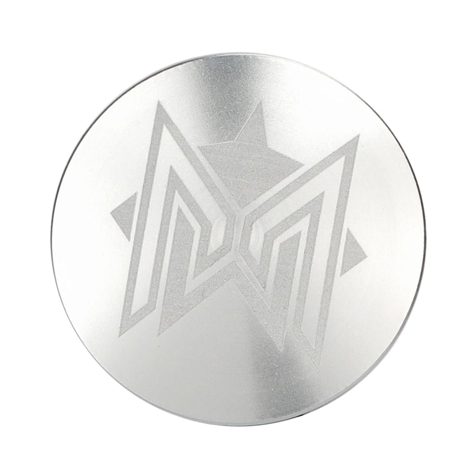 6xBike Crank Dust Cover Crankarm Dust Cover Cap for Road Bicycle Mountain Bike Argent