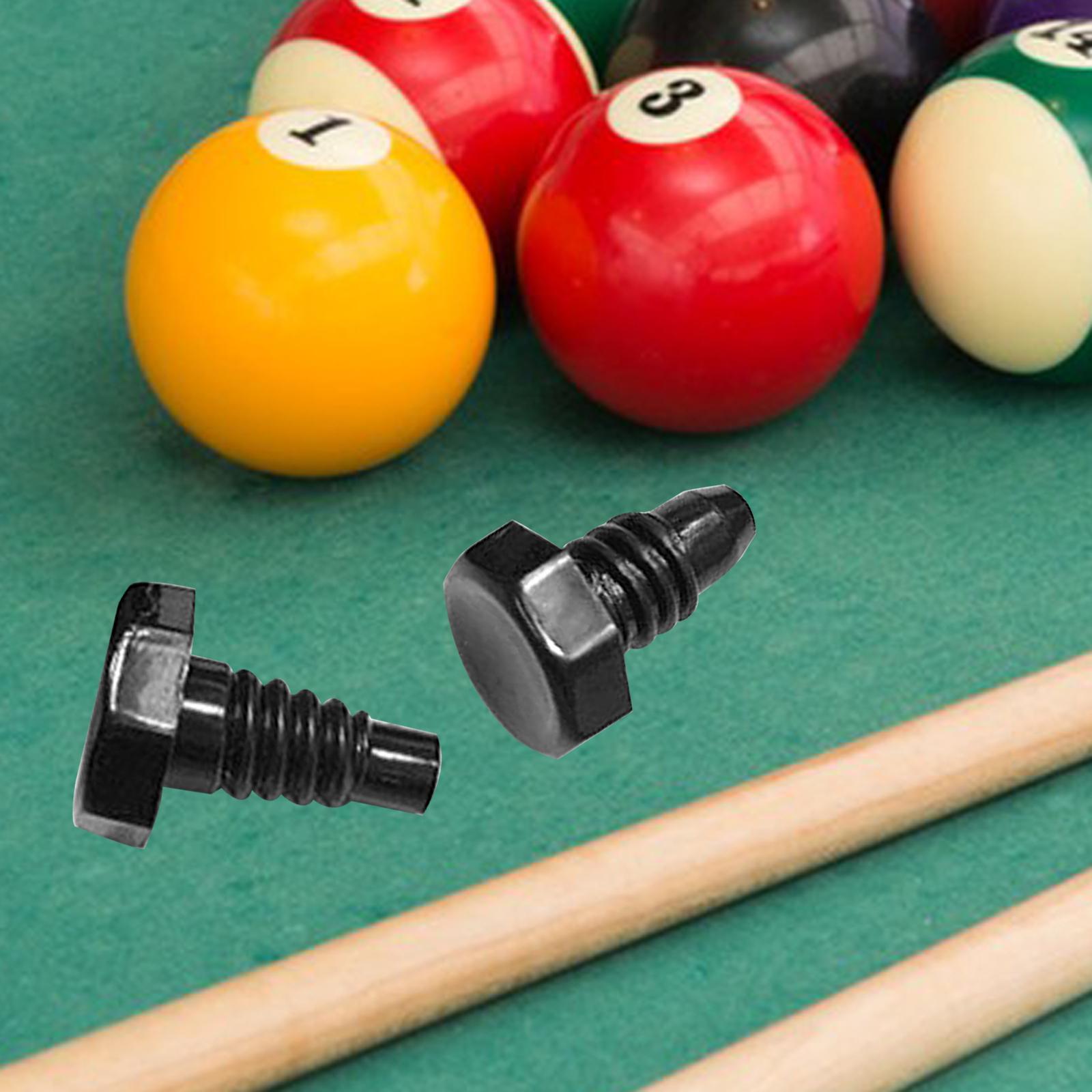 4xPool Cue Joint Protectors Billiards Stick Tool Snooker Protection Joint Caps Round