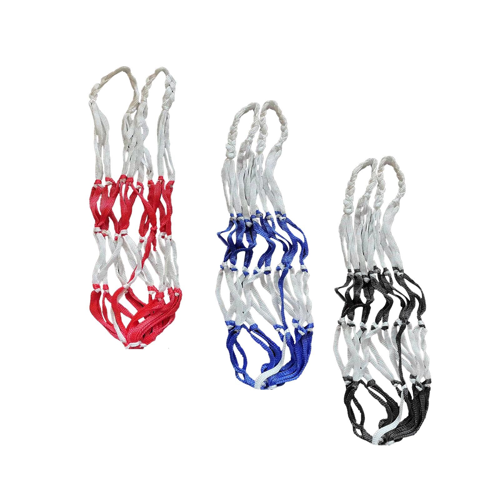 4xPortable Ball Net Bag Single Ball Carrier for Basketball Volleyball Football Red