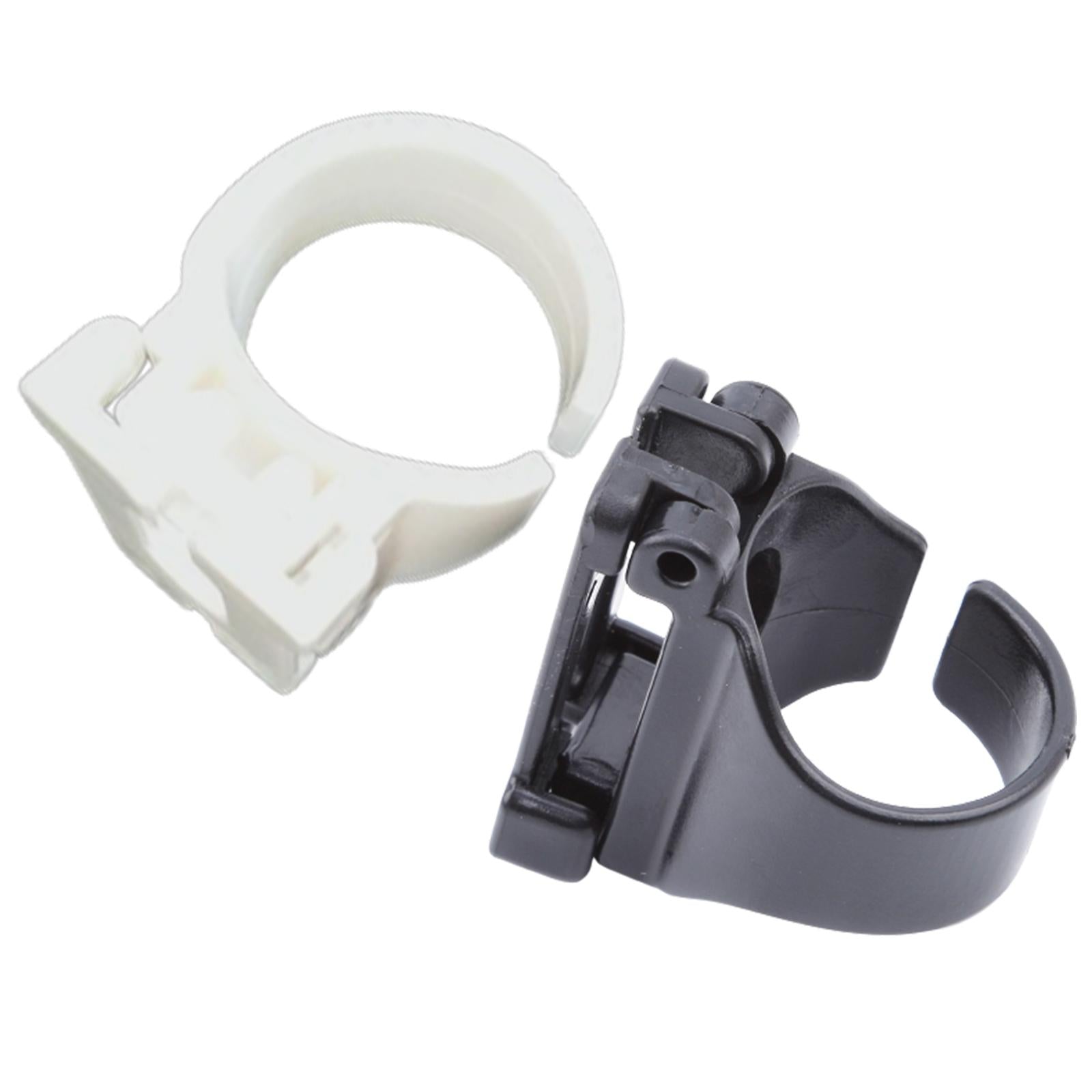 2xSnorkel Clip Mount 26mm Universal Snorkel Buckle for Scuba Snorkeling Diving black