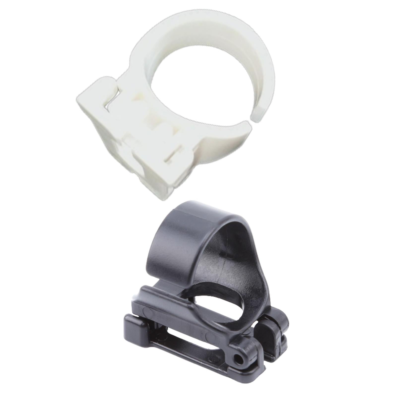 3xSnorkel Clip Mount 26mm Universal Snorkel Buckle for Scuba Snorkeling Diving black