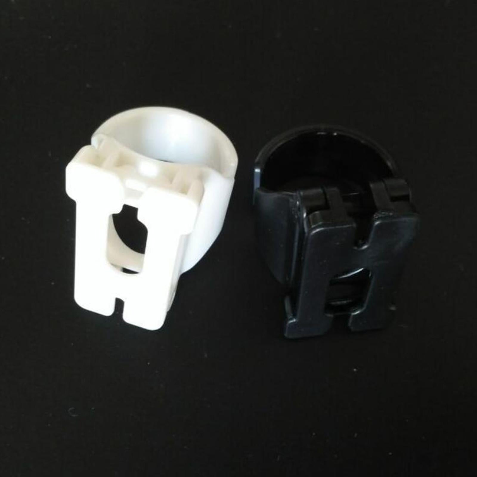 4xSnorkel Clip Mount 26mm Universal Snorkel Buckle for Scuba Snorkeling Diving white