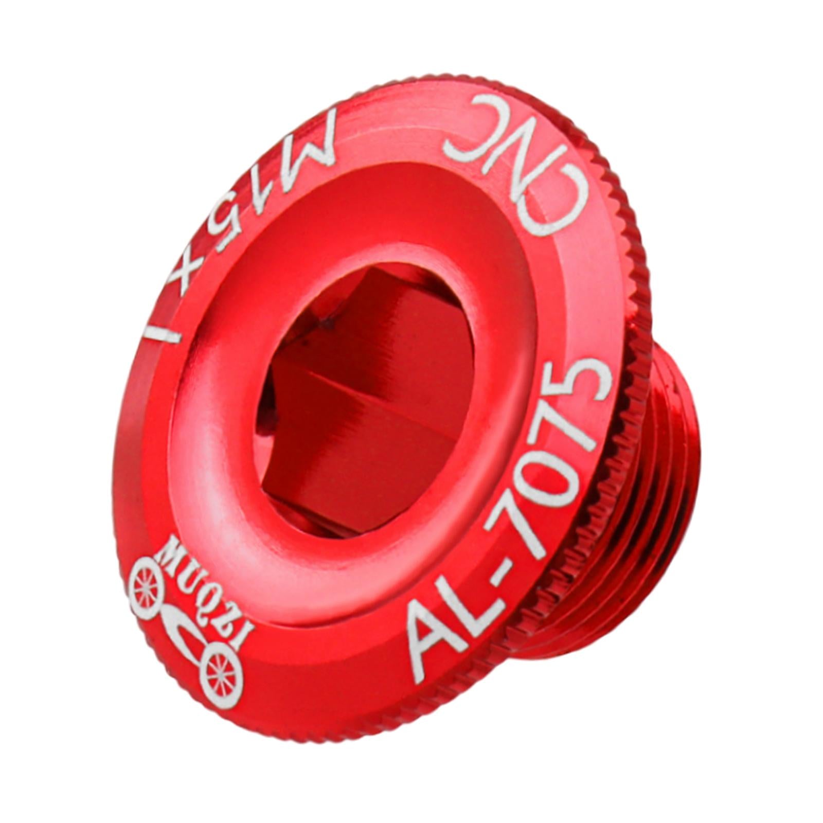 4xBicycle Crank Cover Aluminum Alloy Arm Bike Crankset Bolt for Road Bikes BMX Red