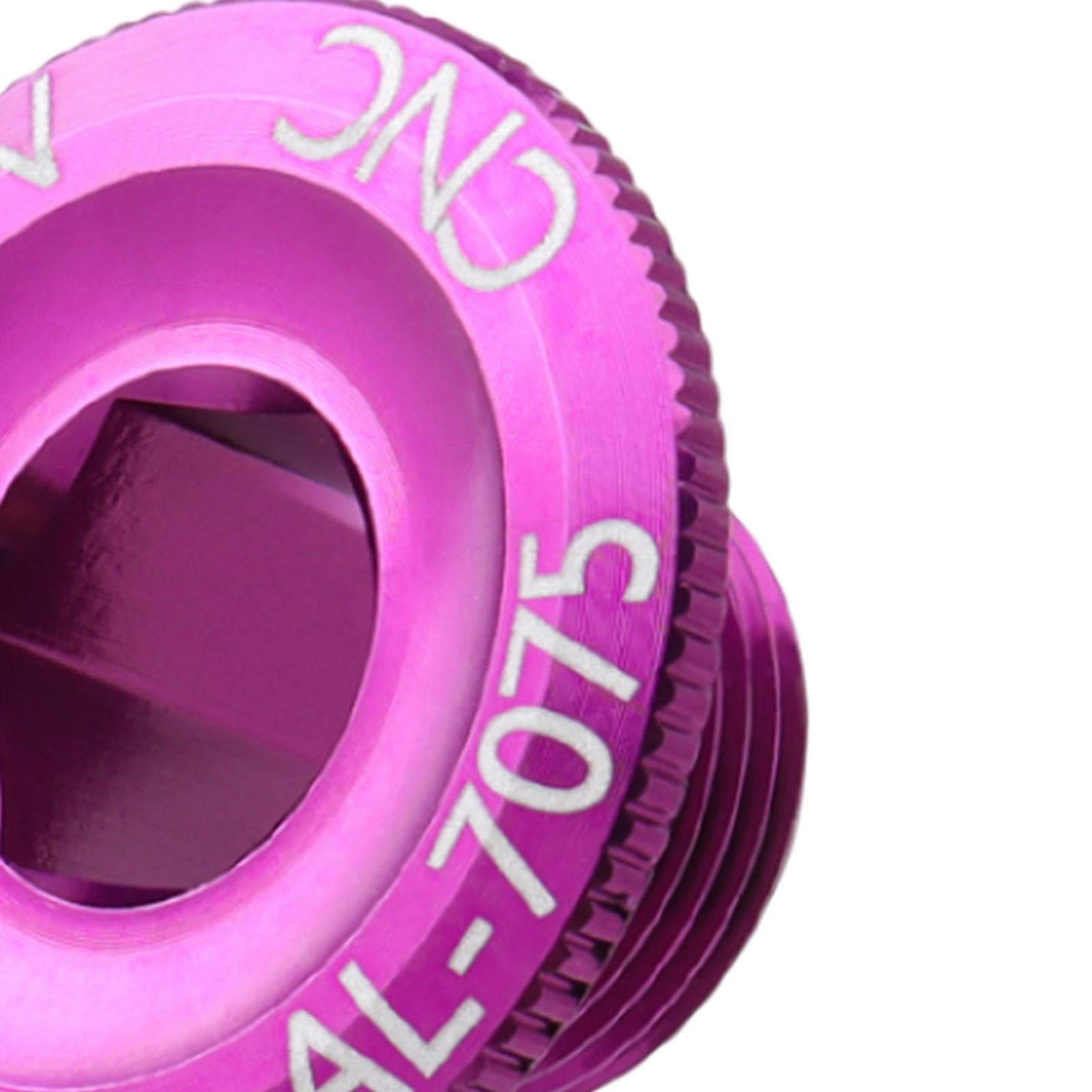 4xBicycle Crank Cover Aluminum Alloy Arm Bike Crankset Bolt for Road Bikes BMX Purple