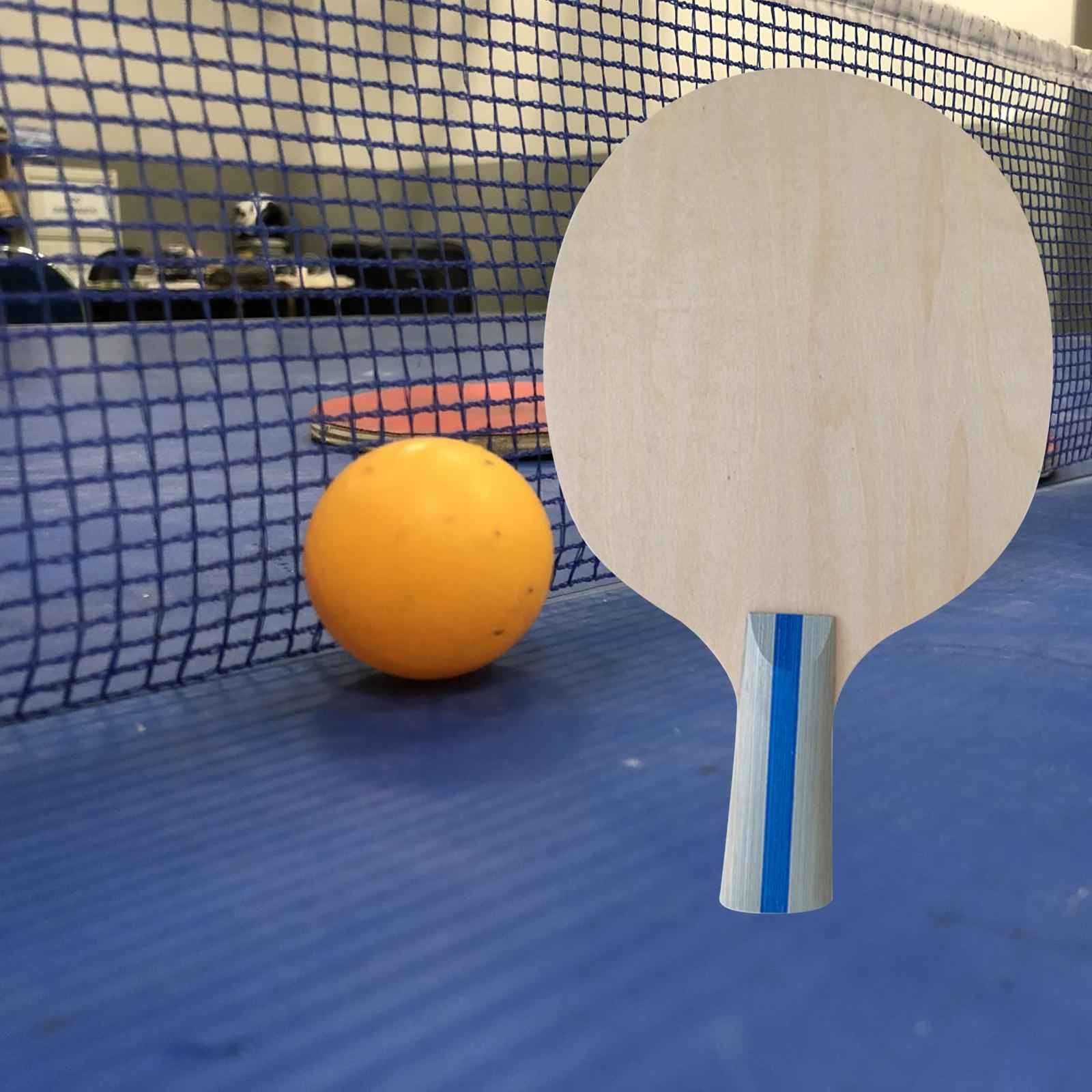 5 Layers WoodenTable Tennis Blade Lightweight Handmade Pingpong Blade 239mmx147mm