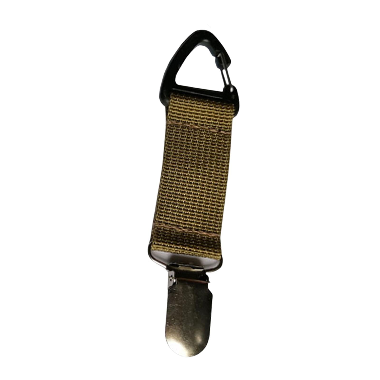 3xHat Clip for Travel Bag Hands Free Duckbill Hat Clip for Totes Luggage Purse Khaki