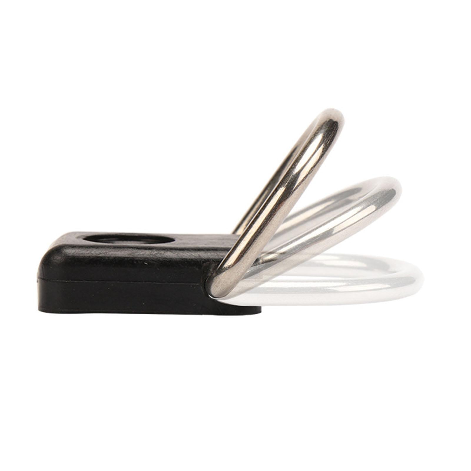 4xKayak D Ring High Quality Canoe D Ring with Screw for Kayaking Boating Parts