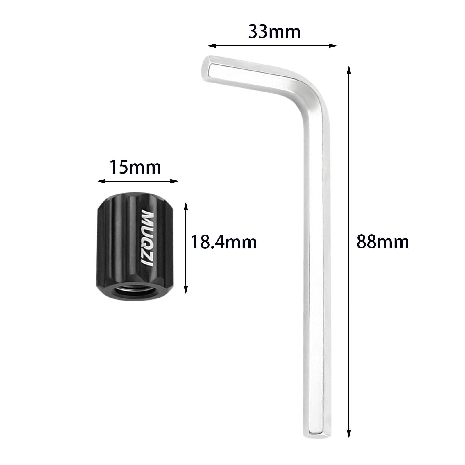 6xMountain Bike Crank Arm Removal Tool Bicycle Crank Install Durable Road Bike Black