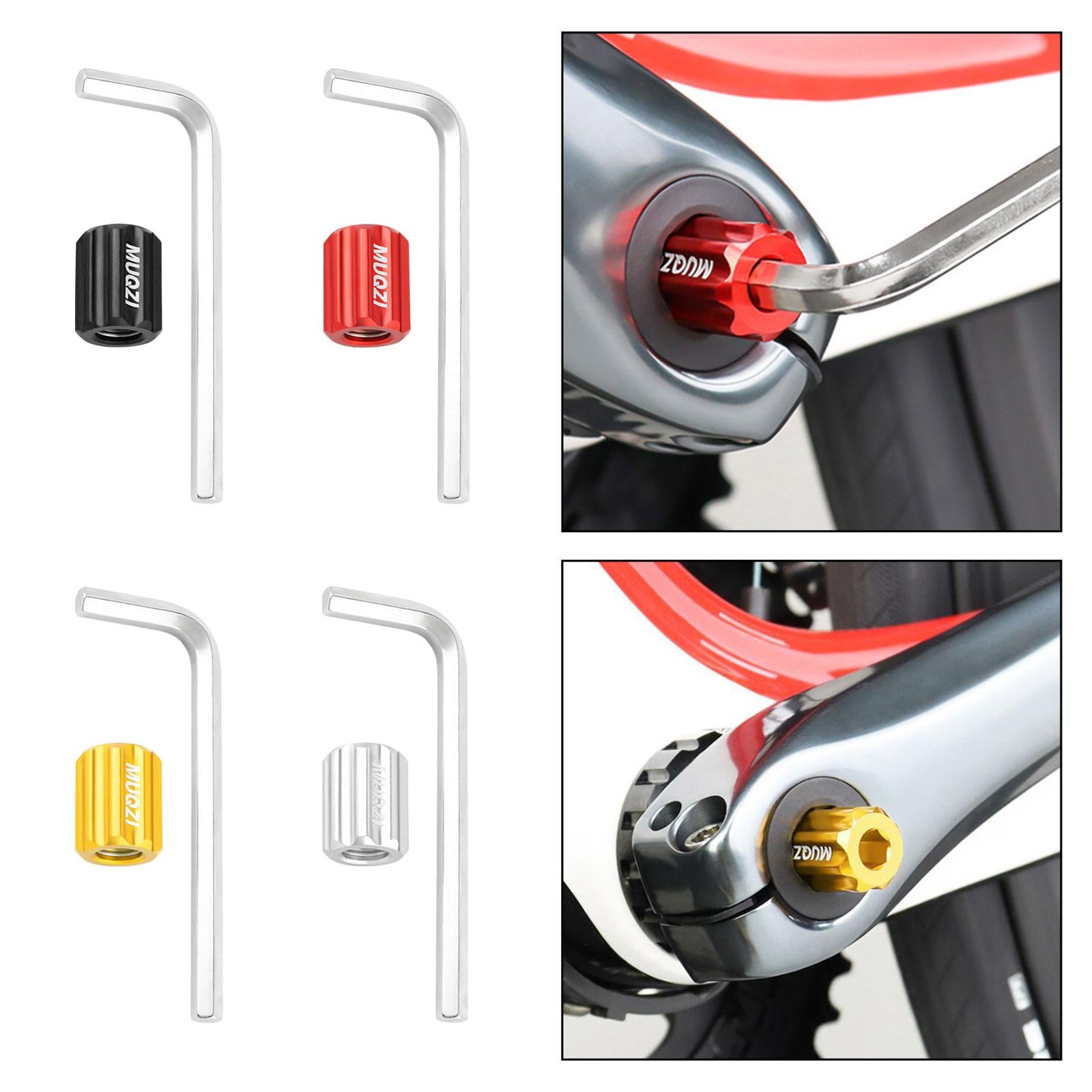 6xMountain Bike Crank Arm Removal Tool Bicycle Crank Install Durable Road Bike Black