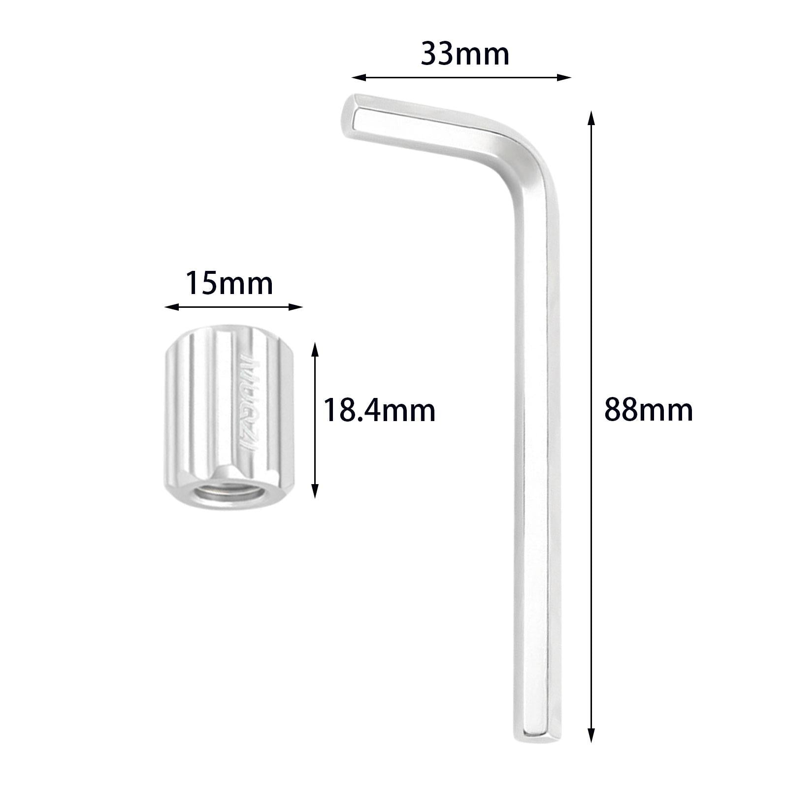 4xMountain Bike Crank Arm Removal Tool Bicycle Crank Install Durable Road Bike Silver