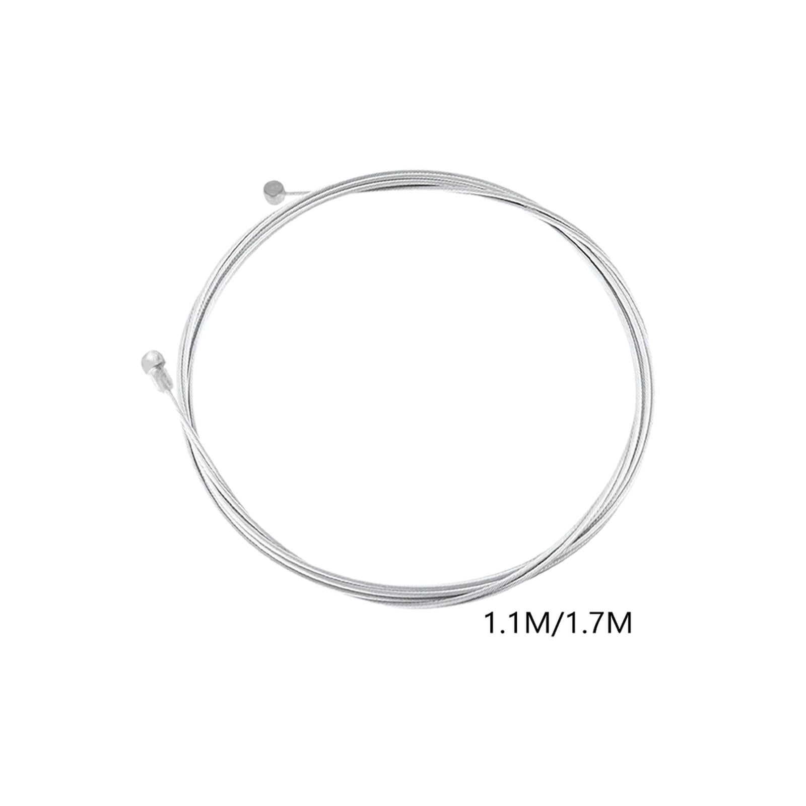 2xBike Brake Cable Brake Gear Equipment Repairing Universal Bicycle Brake Line 1.1M Front