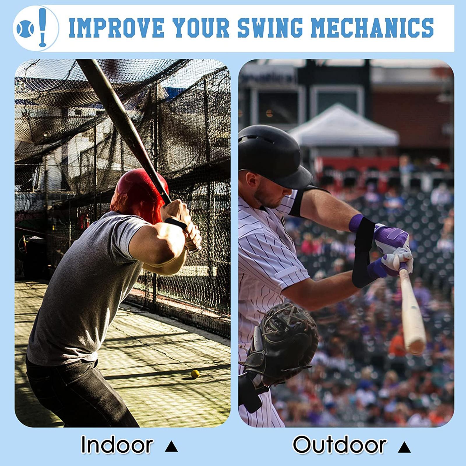 4xSwing Correcting Arm Band Hitting Trainer Baseball Training Aid for Hitting