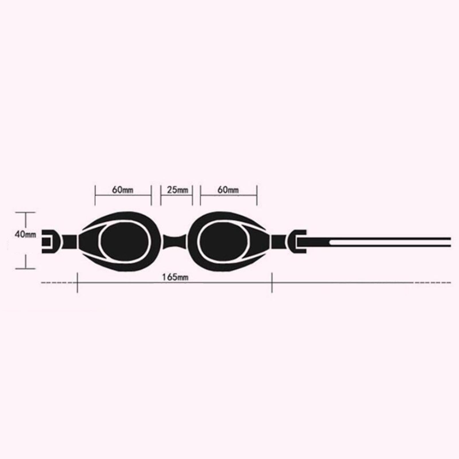 3xSwimming Goggles Teenager Child 2-12 Years Old Fashion Swim Goggles for Kids Lamb