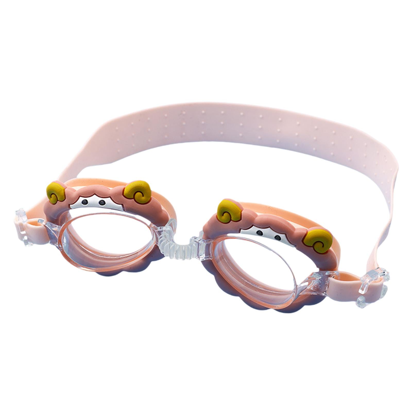 3xSwimming Goggles Teenager Child 2-12 Years Old Fashion Swim Goggles for Kids Lamb