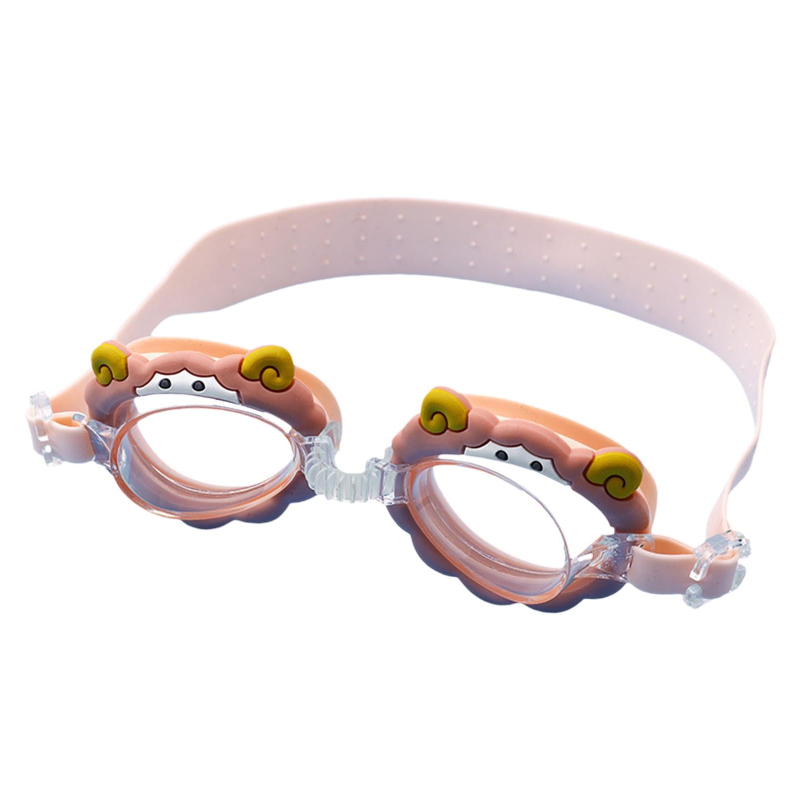 3xSwimming Goggles Teenager Child 2-12 Years Old Fashion Swim Goggles for Kids Lamb