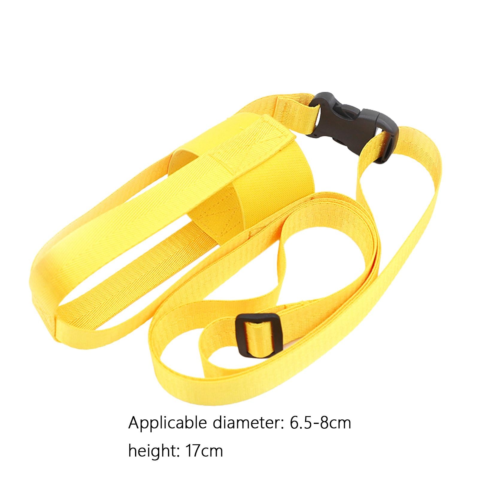3xWater Bottle Holder Daily Use Hiking Outdoor Picnic Water Bottle Carrier Bag yellow