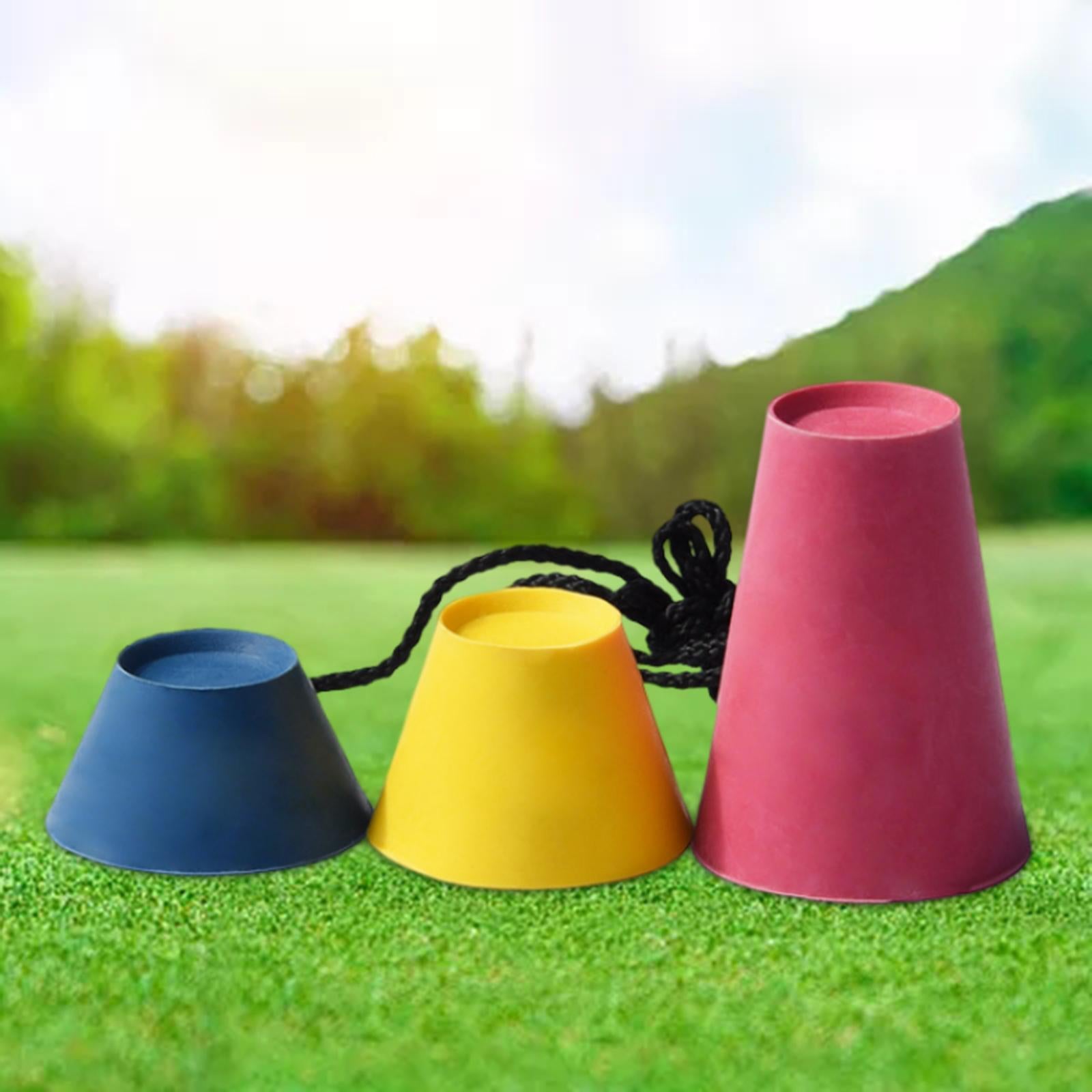 3x3x Winter Golf Tees Bases Simulator Tees for Outdoor Frosty Days Hard Ground