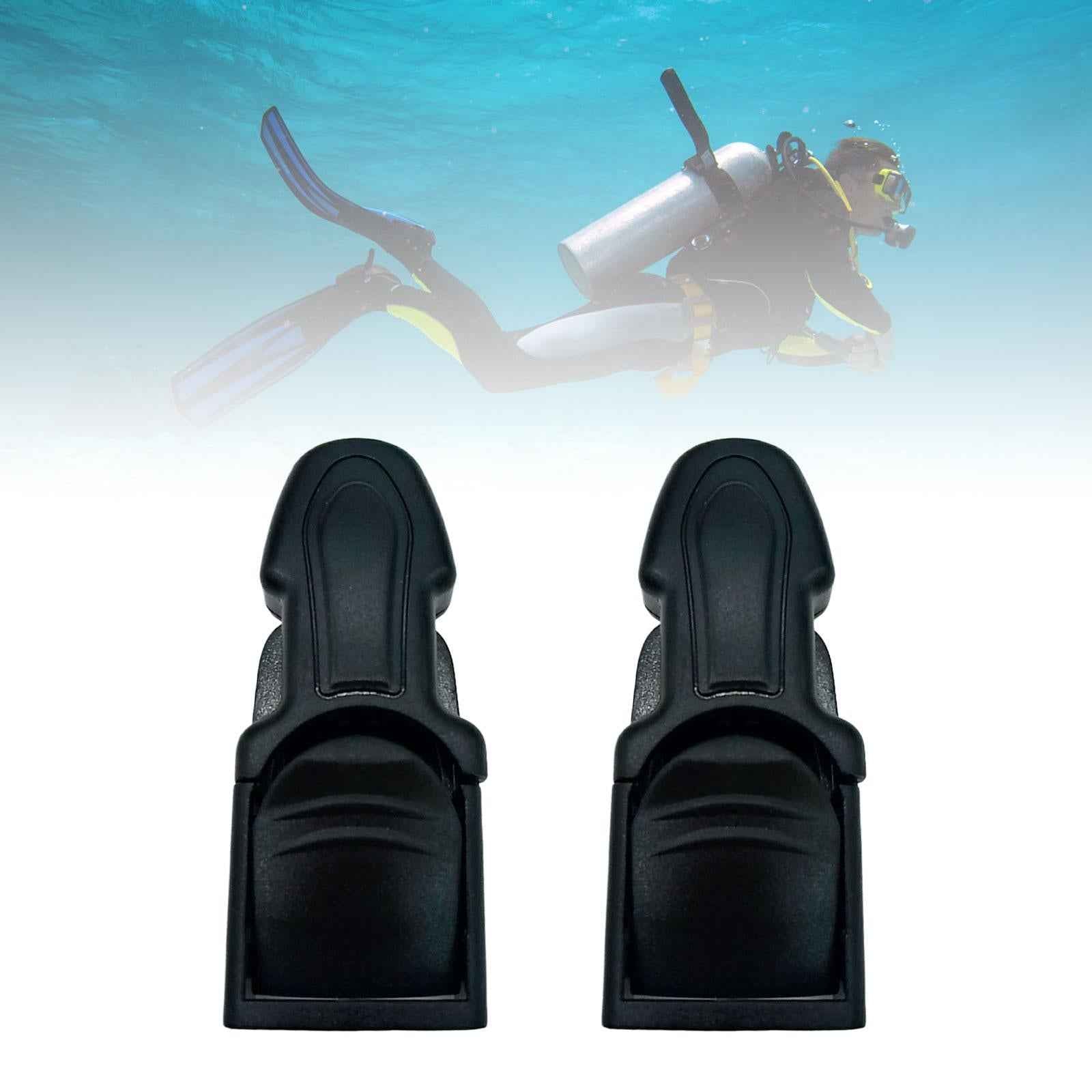 2Pieces Diving Fin Strap Buckle, Swimming Fin Flippers Buckles Replacement