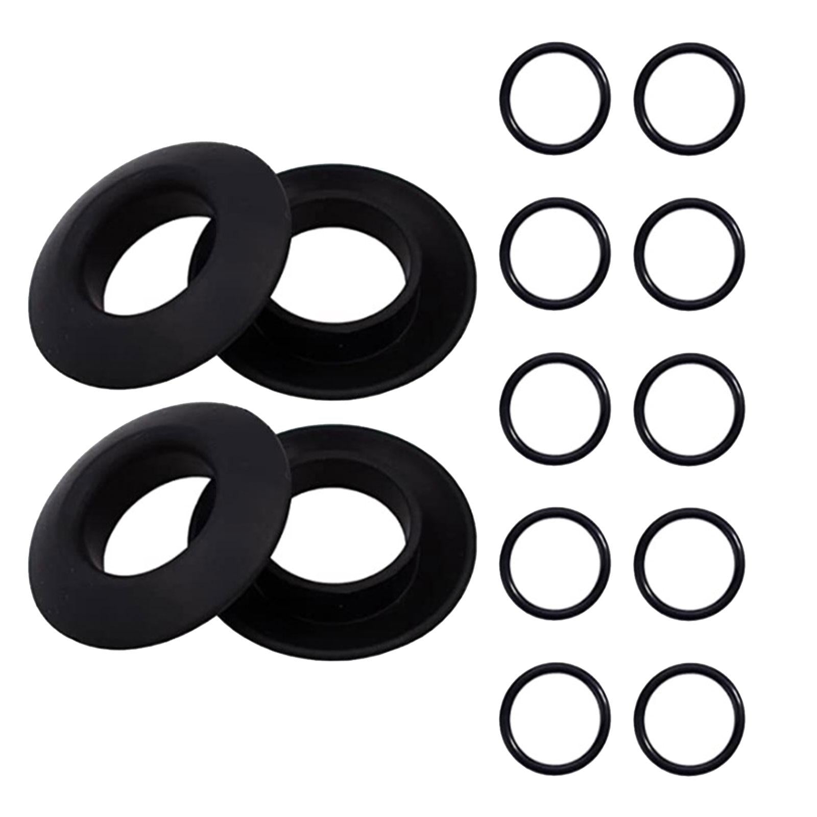 2x4x Kayak Paddle Drip Rings PVC Water Retaining Rings for Canoe Rafting Kayak