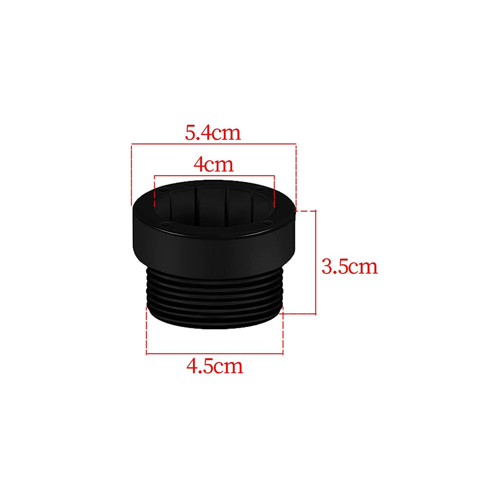 3xPool Umbrella Adapter Insert Swimming Pool Umbrellas Umbrella Sleeve Adapter Black 1pcs