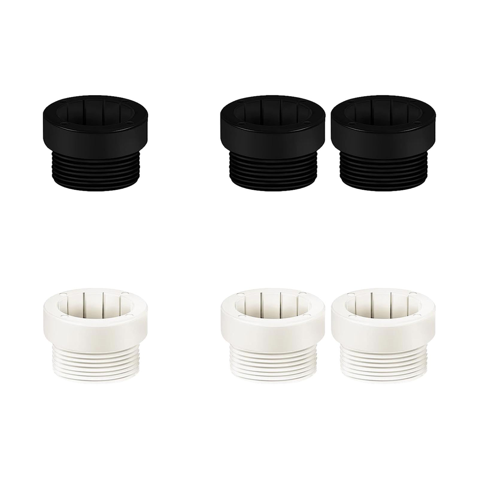 4xPool Umbrella Adapter Insert Swimming Pool Umbrellas Umbrella Sleeve Adapter Black 1pcs