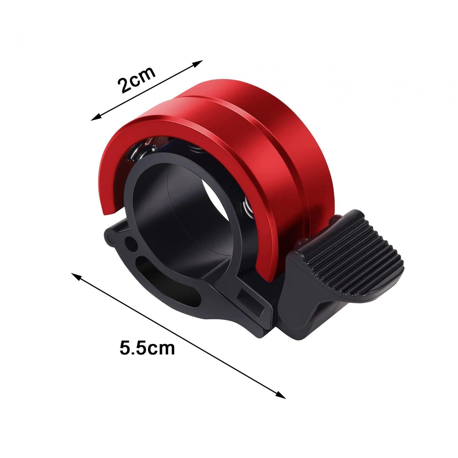 2xBike Bell Small Bicycle Warning Bell Waterproof Loud Sound Cycle Accessories Red