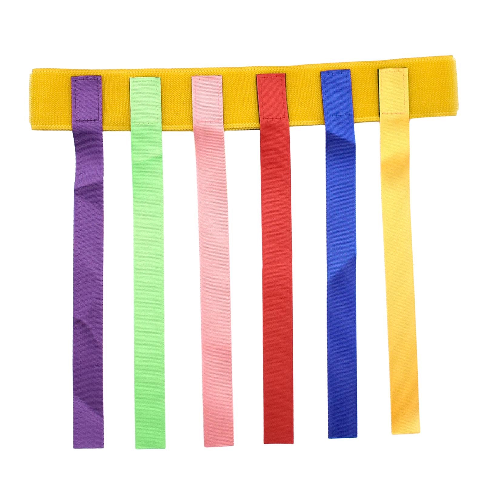 3xPull Tail Game Belt Team Game Kids Chasing Game for Outdoor Birthday Yellow