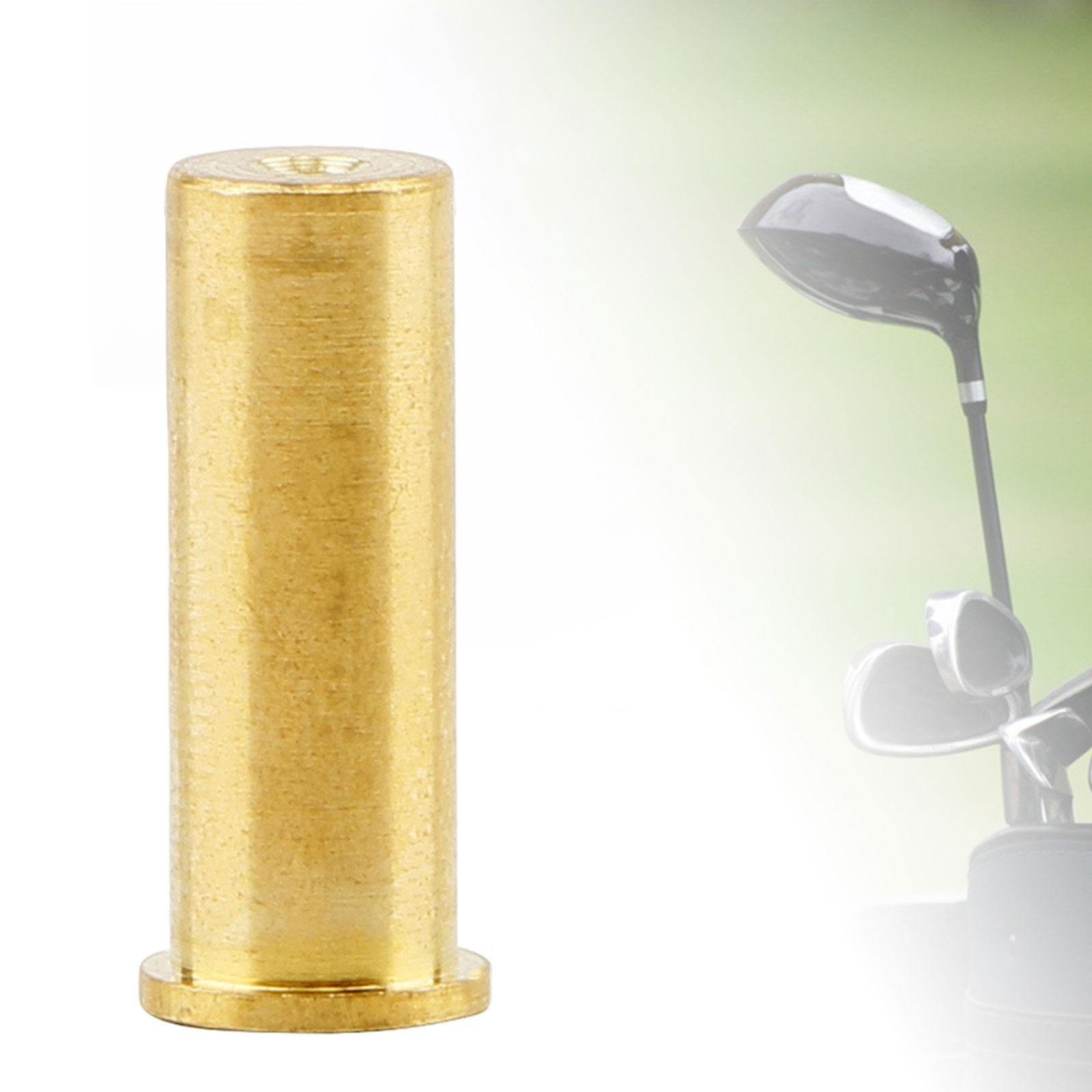 2xGolf Brass Tip Weights Plug Insert Copper Golf Accessories Golf Tip Weights Steel Shaft 6g