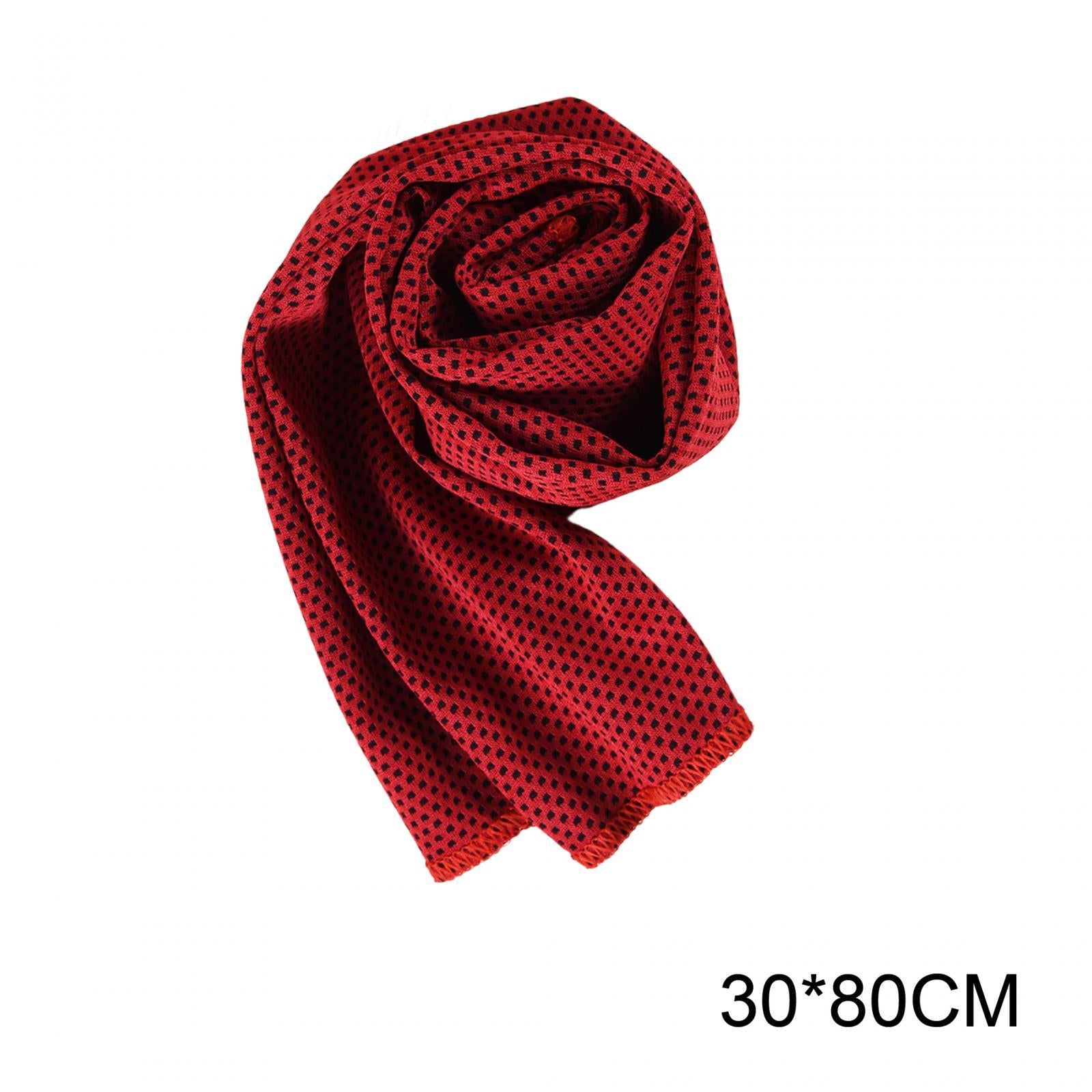 3xCooling Towel Breathable Fast Drying Ice Towel for Exercise Hot Weather red