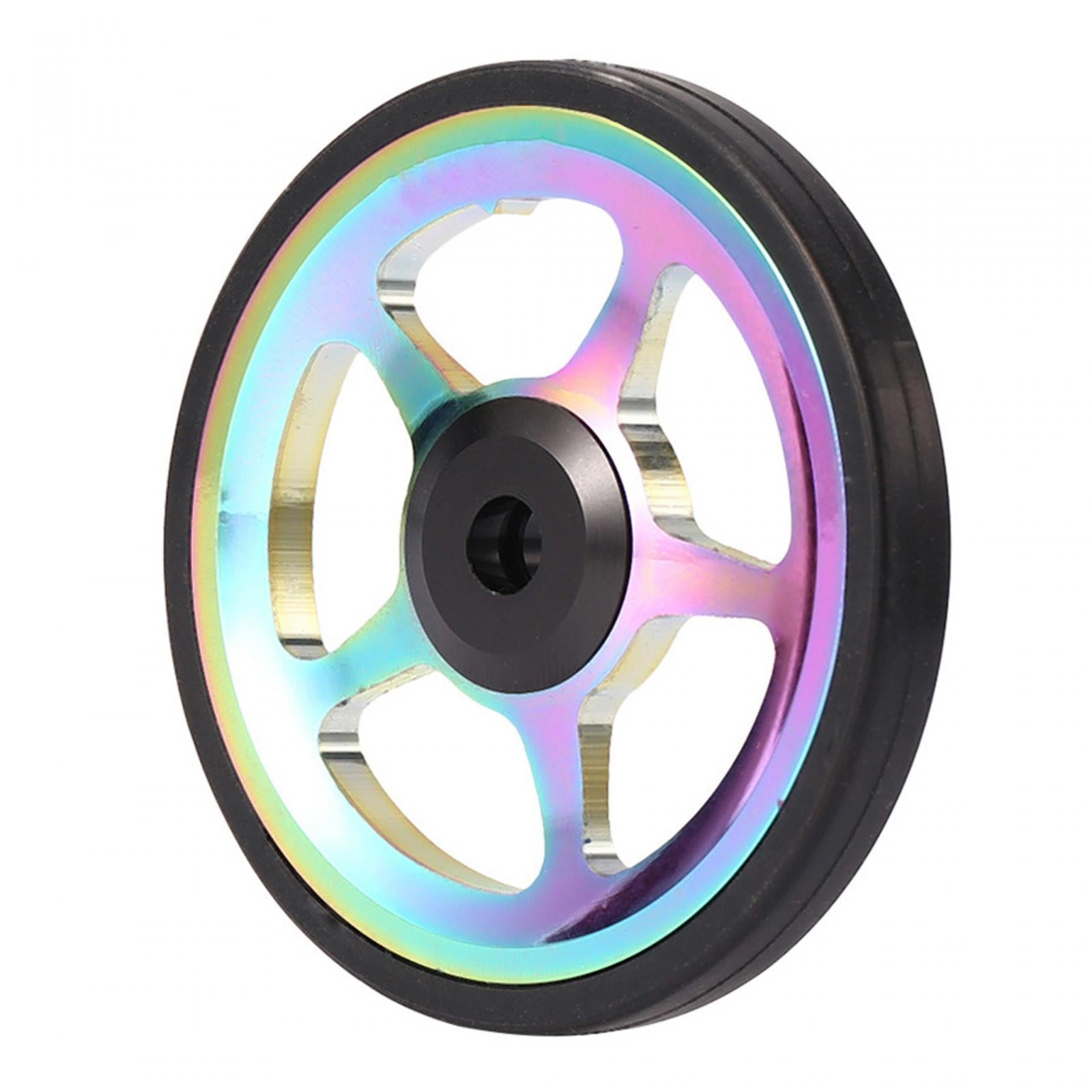 4xTire for Folding Bike Wheel Anti Slip Durable Outer Tire for Auxiliary Wheel