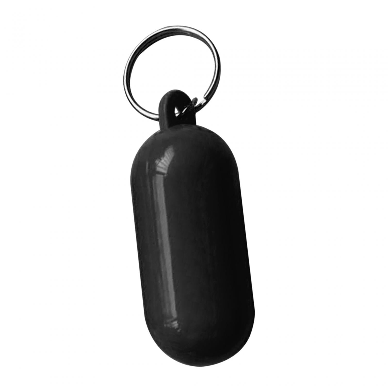 3xFloating Keychain Buoyant Key Chain for Outdoor Water Sports Rafting Fishing Black