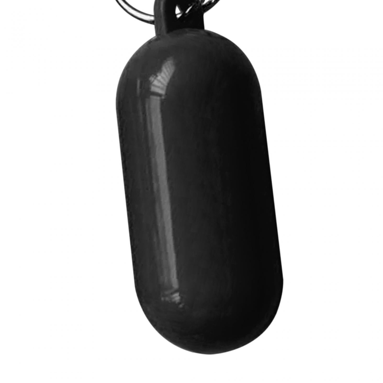 Floating Keychain Buoyant Key Chain for Outdoor Water Sports Rafting Fishing Black