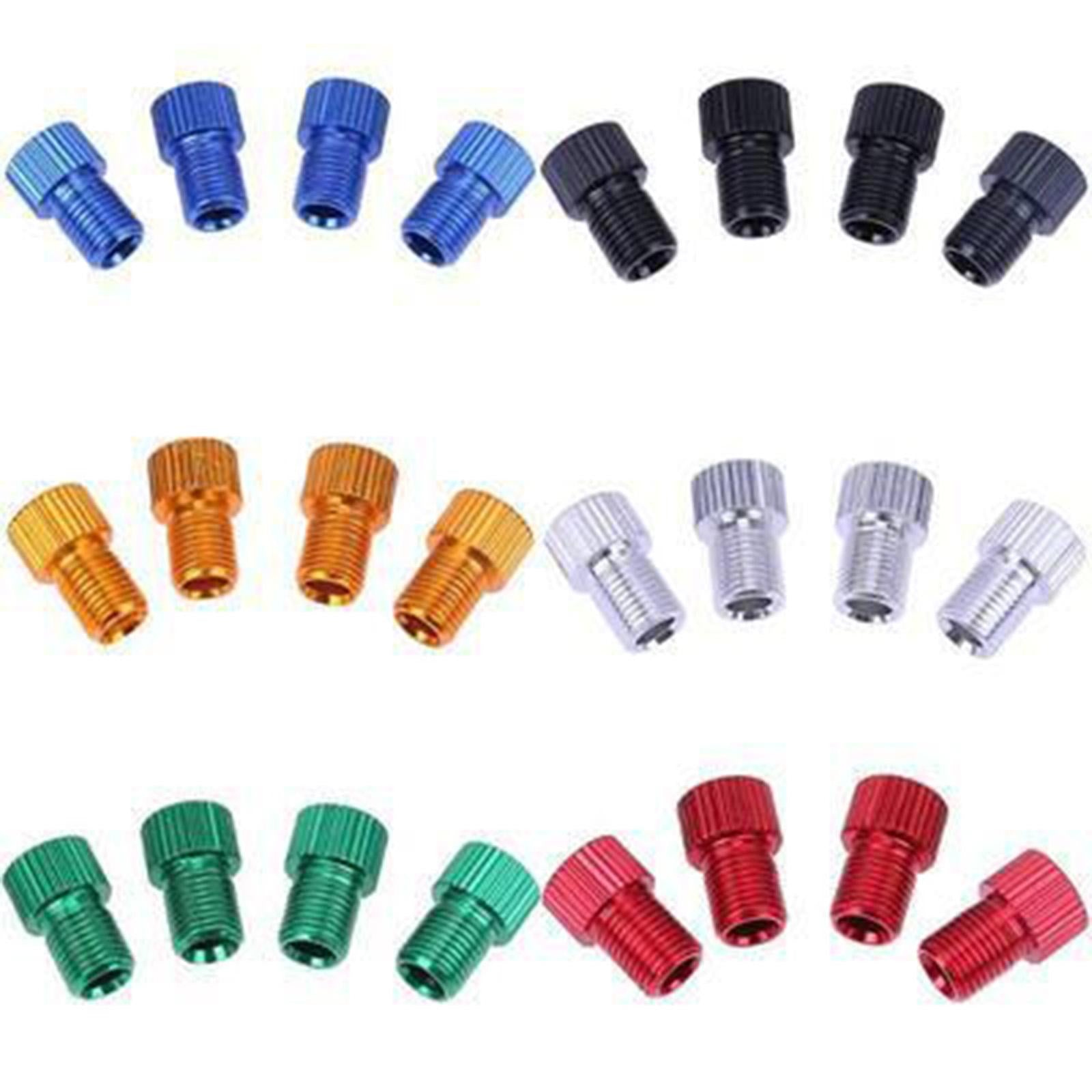 3x4x Bike Valve Adapter Replacement Conversion for Cycling Road Bike Equipment Purple