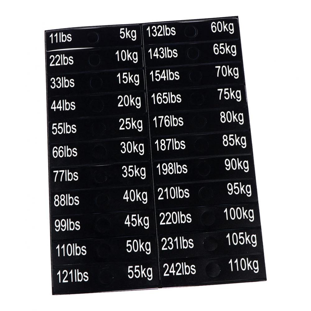 2xWeight Sticker Device Weight Block Label Sticker Weight Stack Labels Sticker