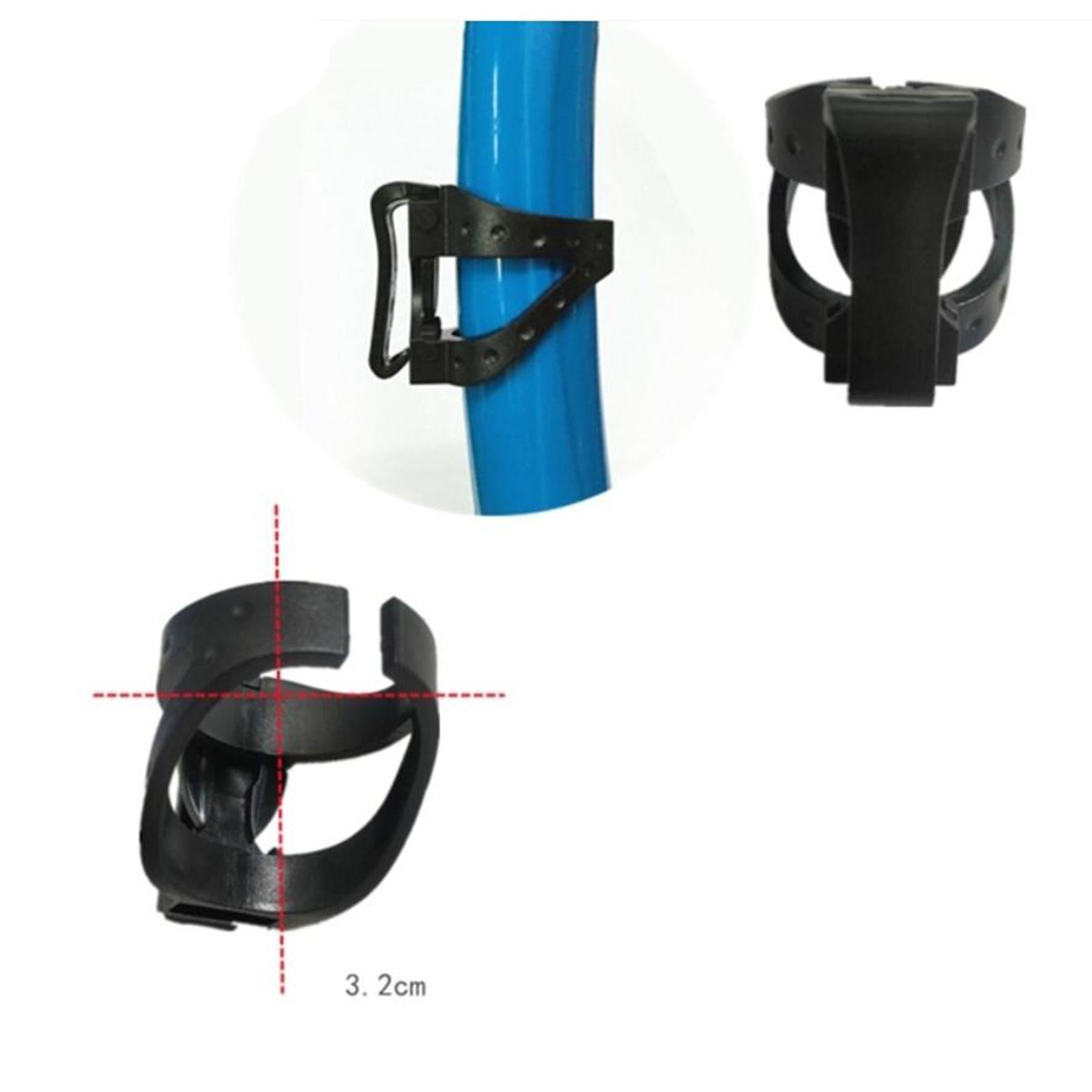 4xSnorkel Clip Replacement Portable Flexible Diving Soft Snorkel Keeper Unisex RT