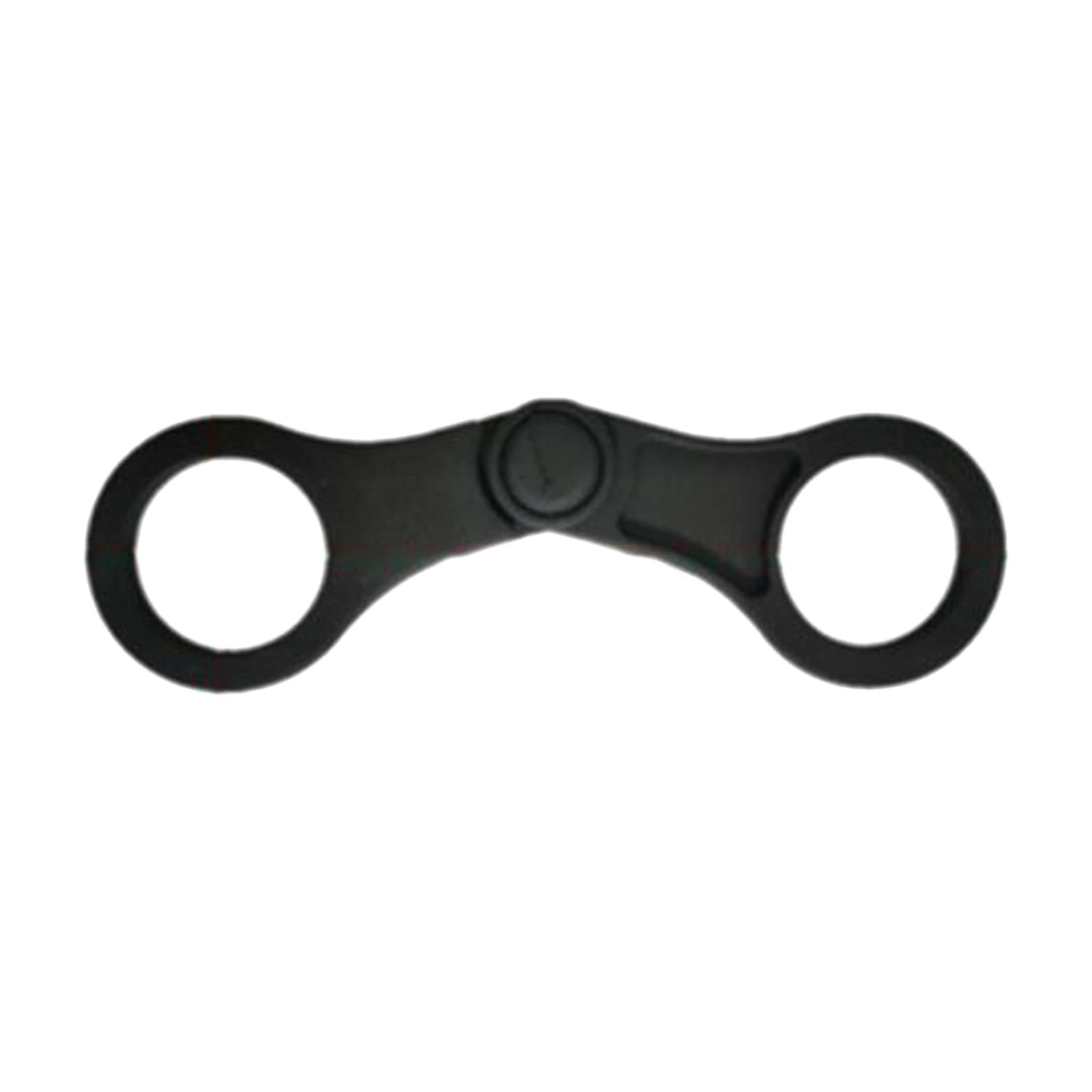 4xSnorkel Clip Replacement Portable Flexible Diving Soft Snorkel Keeper Unisex Black Color 8 Shaped
