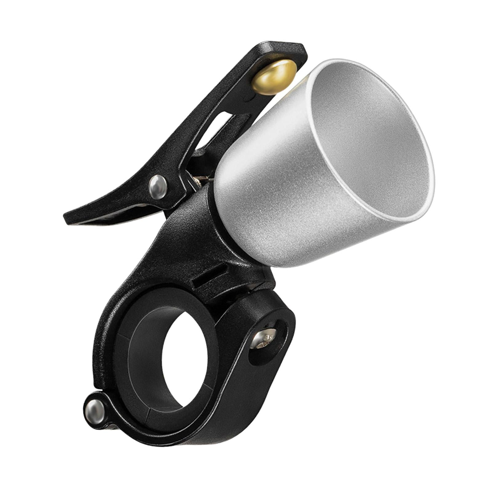 Mini Bike Bell Clear Sound for Kids Adults Bicycle Bell Riding Road Bike Silver
