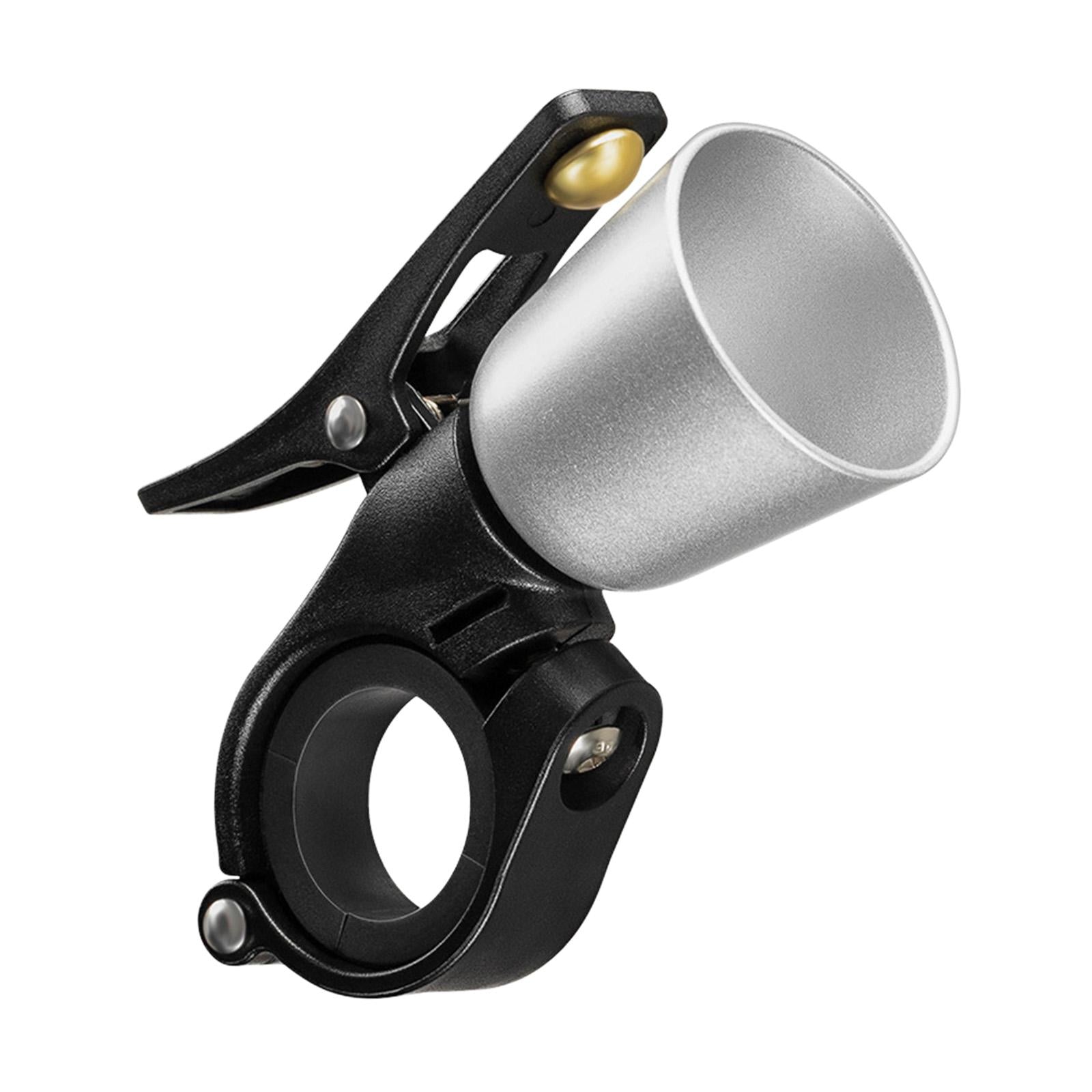Mini Bike Bell Clear Sound for Kids Adults Bicycle Bell Riding Road Bike Silver