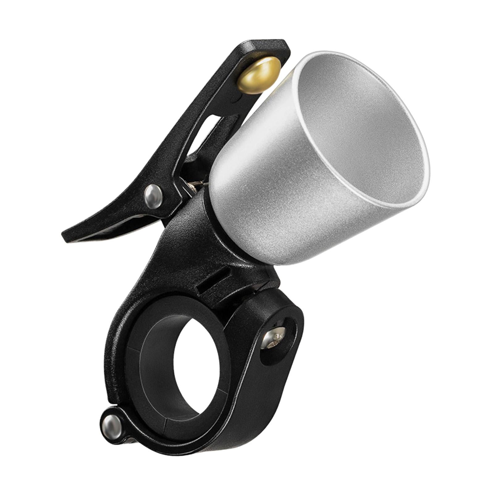 Mini Bike Bell Clear Sound for Kids Adults Bicycle Bell Riding Road Bike Silver