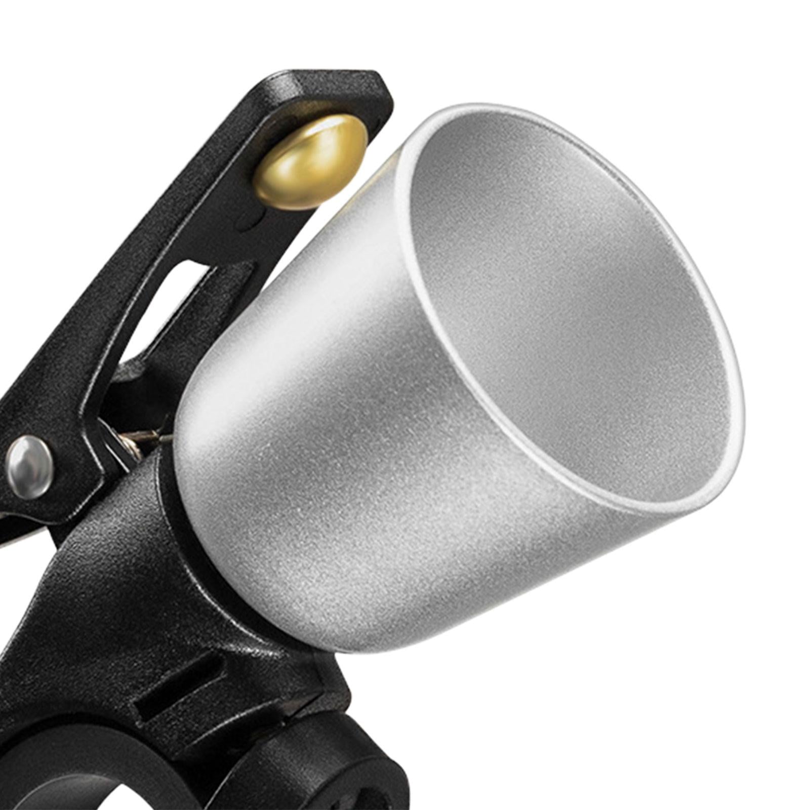 Mini Bike Bell Clear Sound for Kids Adults Bicycle Bell Riding Road Bike Silver